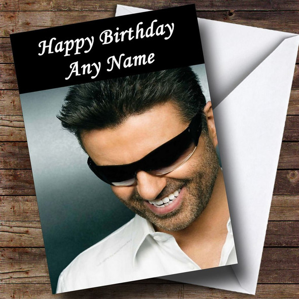 George Michael Customised Birthday Card