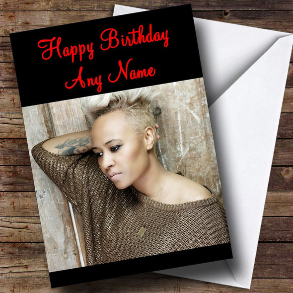 Emeli Sande Customised Birthday Card