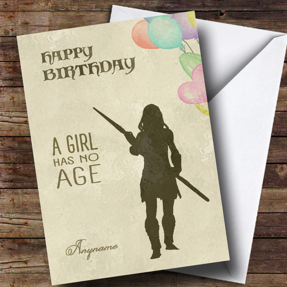Got Funny Arya Game Of Thrones Birthday Customised Card