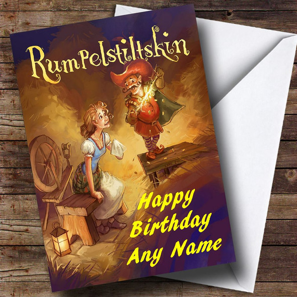 Rumpelstiltskin Customised Birthday Card