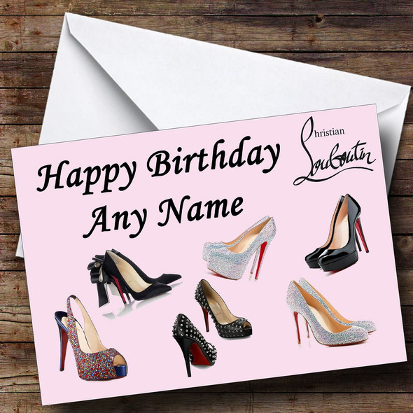 Christian Louboutin Customised Birthday Card