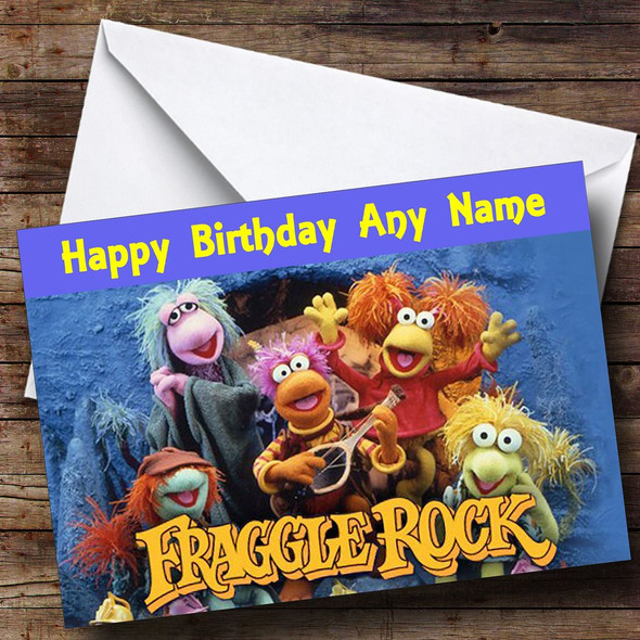 Fraggle Rock Customised Birthday Card