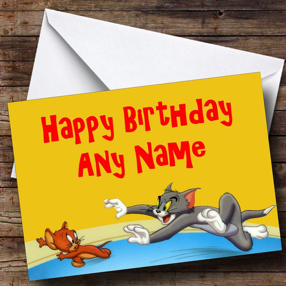 Tom & Jerry Customised Birthday Card