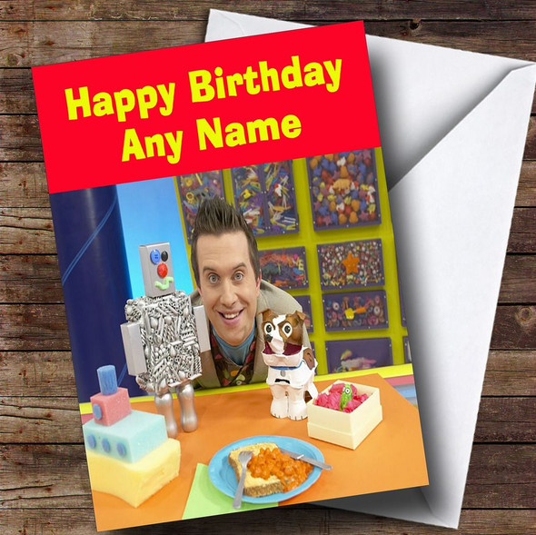 Mister Maker Red Customised Children's Birthday Card