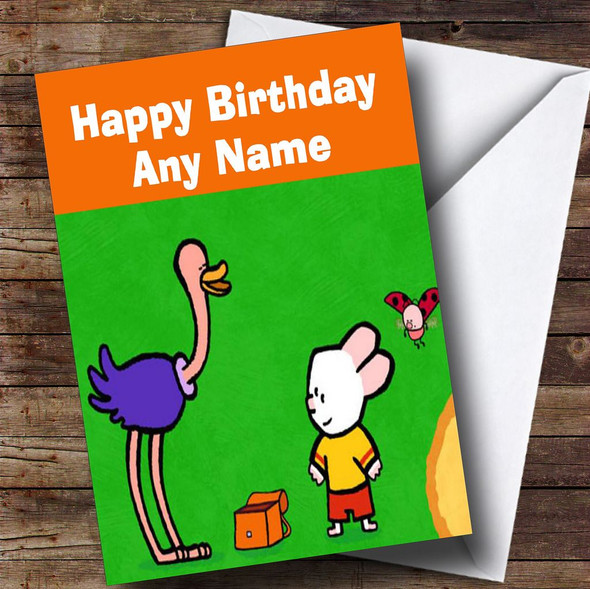 Louie Customised Children's Birthday Card