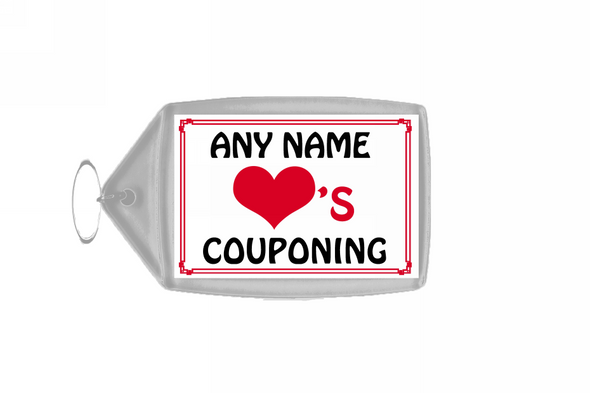 Love Heart Couponing Keyring