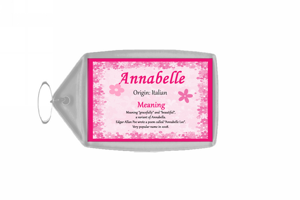 Annabelle Name Meaning Keyring