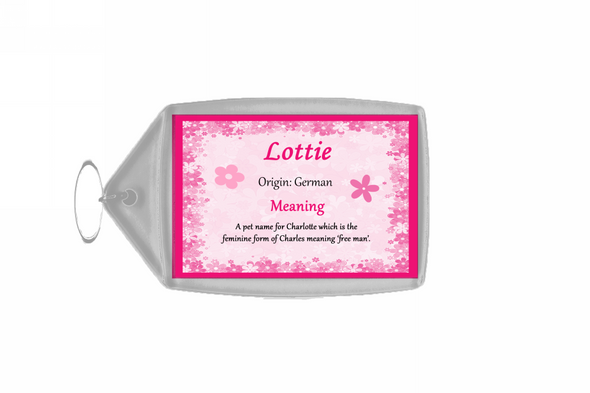 Lottie Name Meaning Keyring