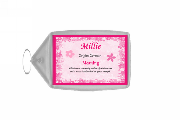 Millie Name Meaning Keyring