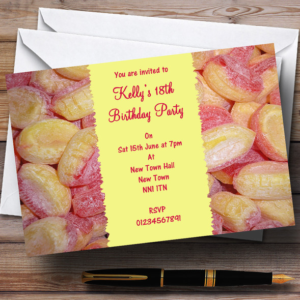 Rhubarb & Custard Customised Children's Party Invitations