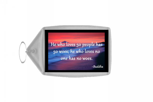 Inspirational & Motivational Quote Large Keyring - Quote 165