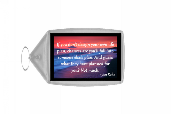 Inspirational & Motivational Quote Large Keyring - Quote 72