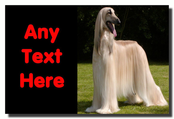 Afghan Hound Dog Magnet