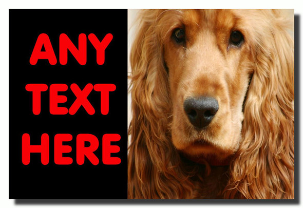 Cocker Spaniel Dog Magnet