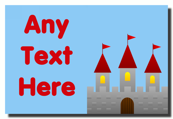 Blue Castle Magnet