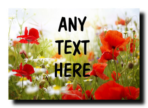 Poppy Jumbo Magnet