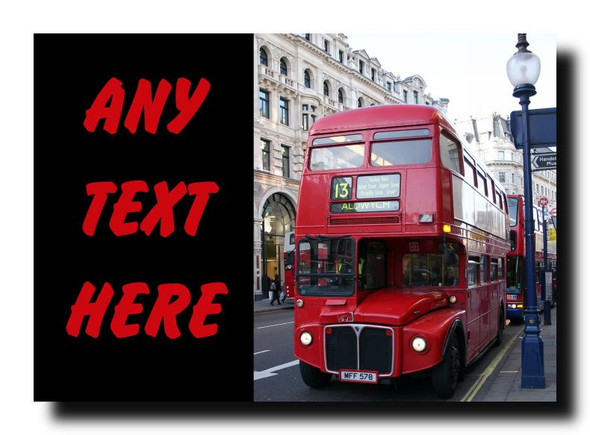 London Bus Jumbo Magnet