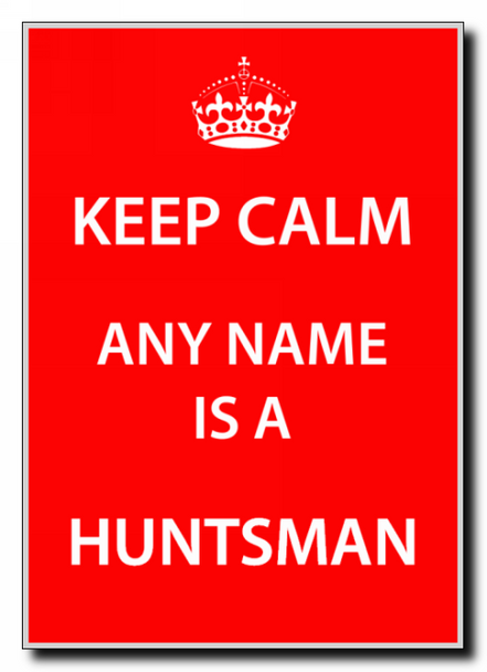 Huntsman Keep Calm Jumbo Magnet
