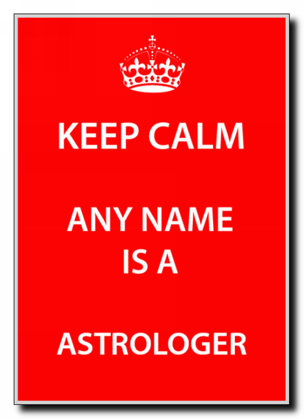 Astrologer Keep Calm Jumbo Magnet