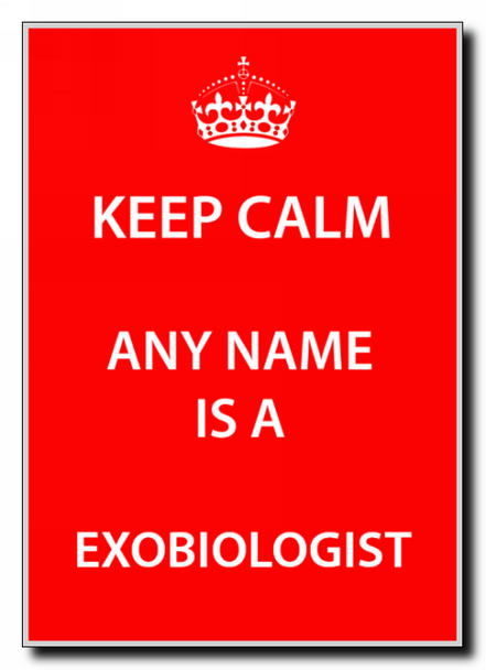 Exobiologist Keep Calm Jumbo Magnet