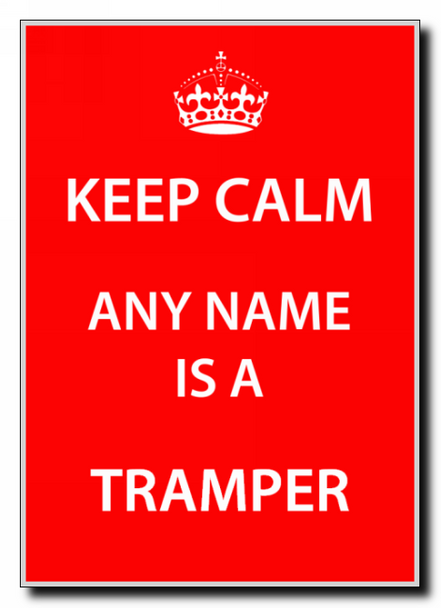 Tramper Keep Calm Jumbo Magnet