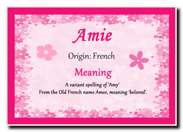Amie Name Meaning Jumbo Magnet