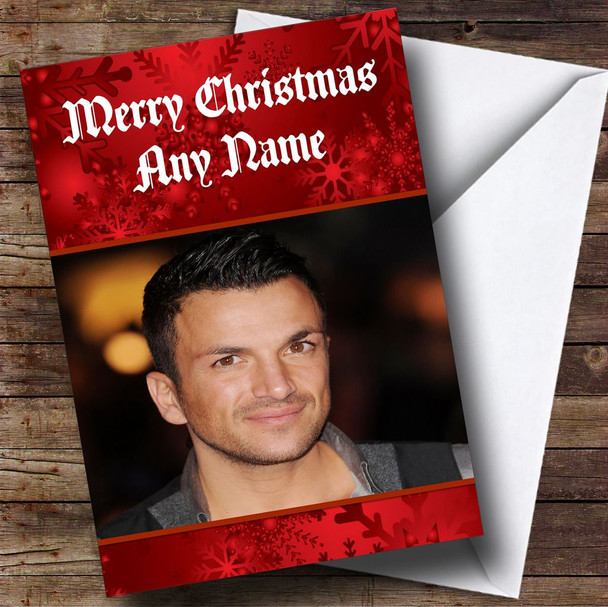 Peter Andre Customised Christmas Card