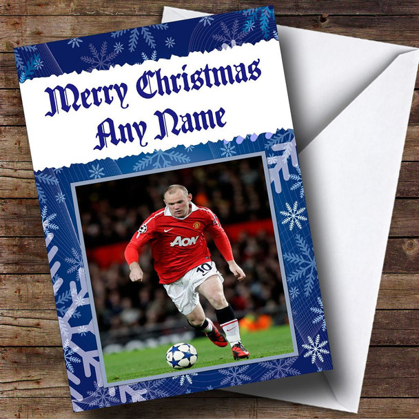 Wayne Rooney Customised Christmas Card
