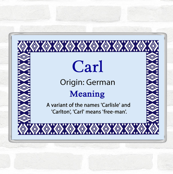 Carl Name Meaning Magnet Blue