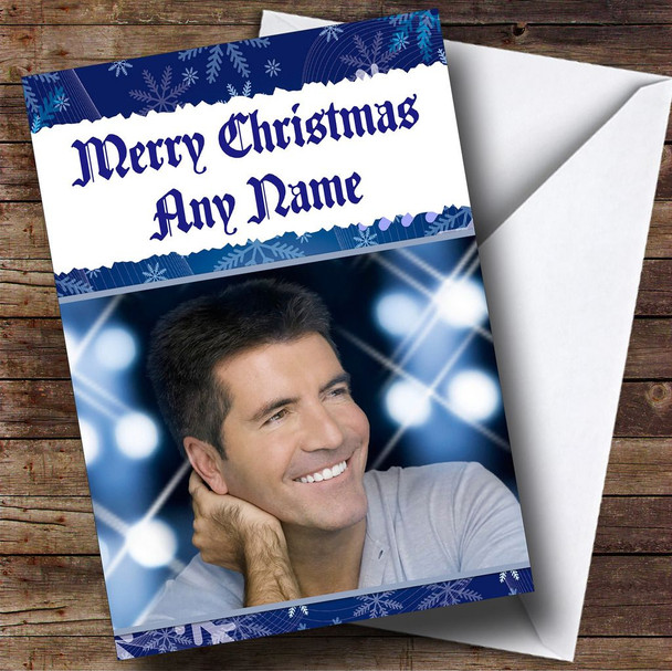 Simon Cowell Customised Christmas Card