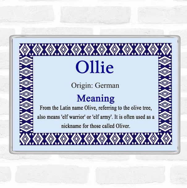 Ollie Name Meaning Magnet Blue