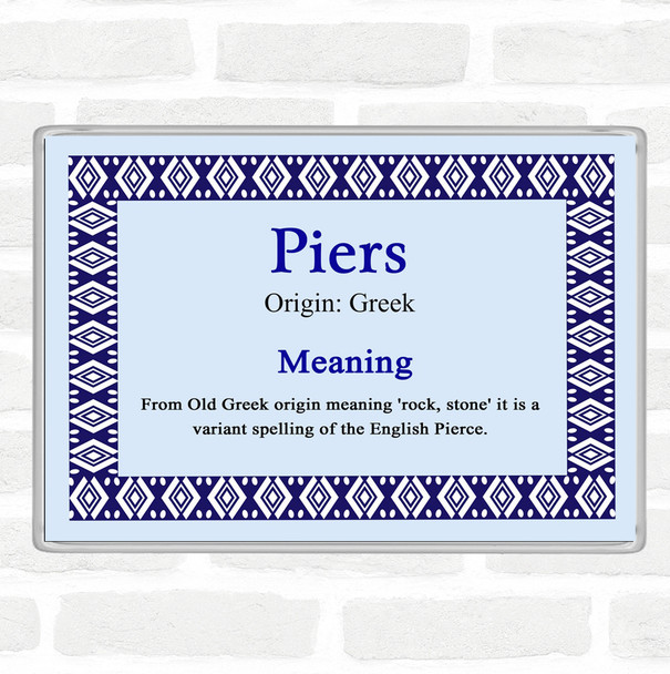 Piers Name Meaning Magnet Blue