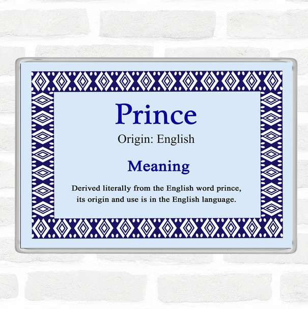 Prince Name Meaning Magnet Blue