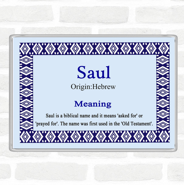 Saul Name Meaning Magnet Blue