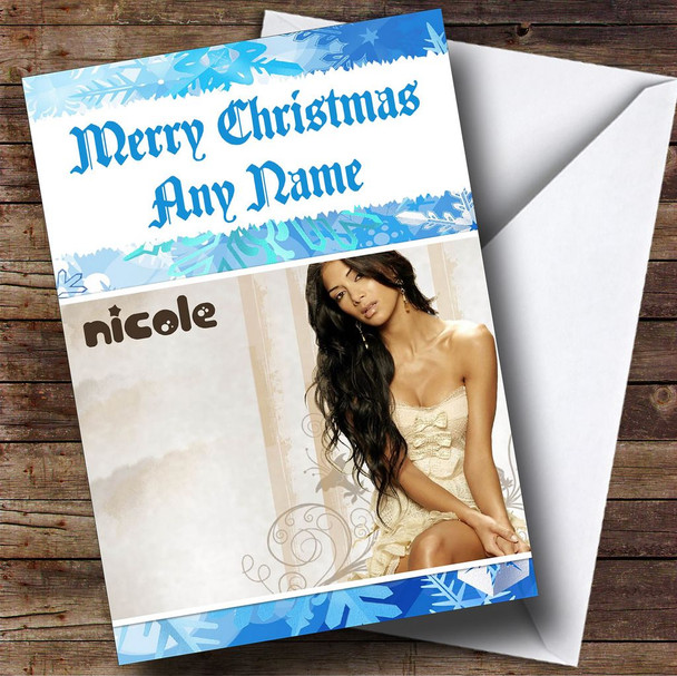 Nicole Scherzinger Customised Christmas Card