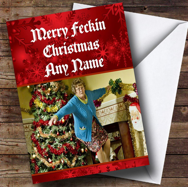 Mrs Browns Boys Xmas Customised Christmas Card