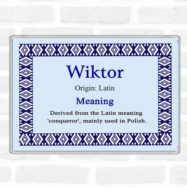 Wiktor Name Meaning Magnet Blue