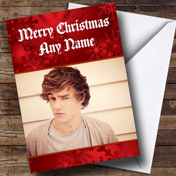 Liam Payne One Direction Customised Christmas Card