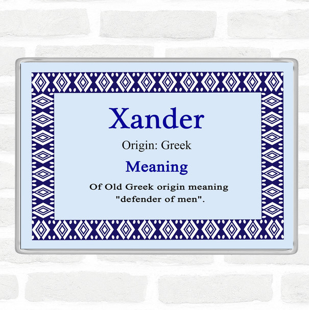 Xander Name Meaning Magnet Blue