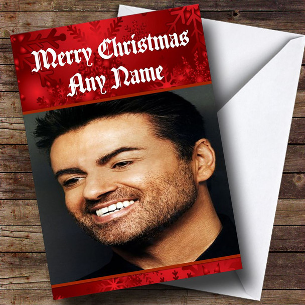 George Michael Customised Christmas Card