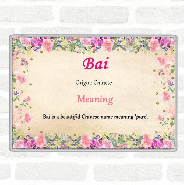 Bai Name Meaning Magnet Floral