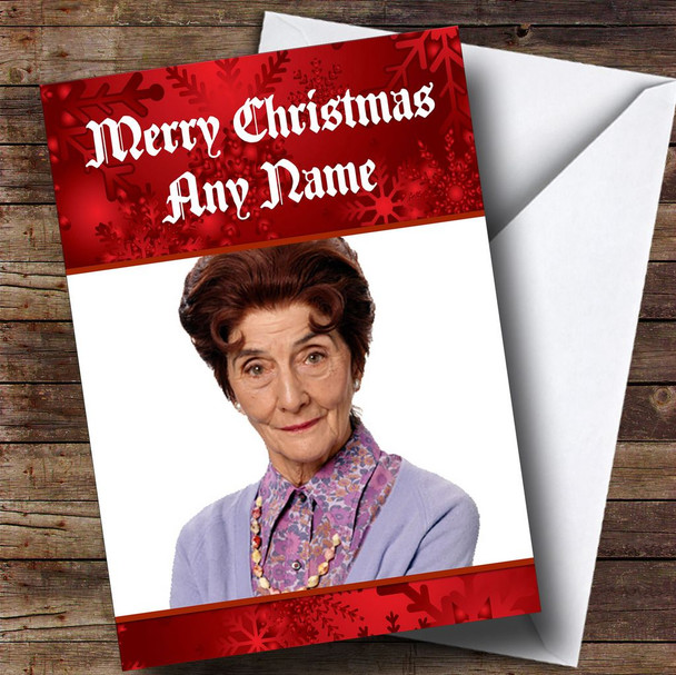 Funny Dot Cotton Customised Christmas Card