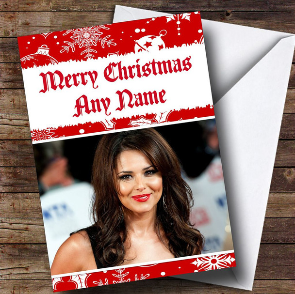 Cheryl Cole Customised Christmas Card