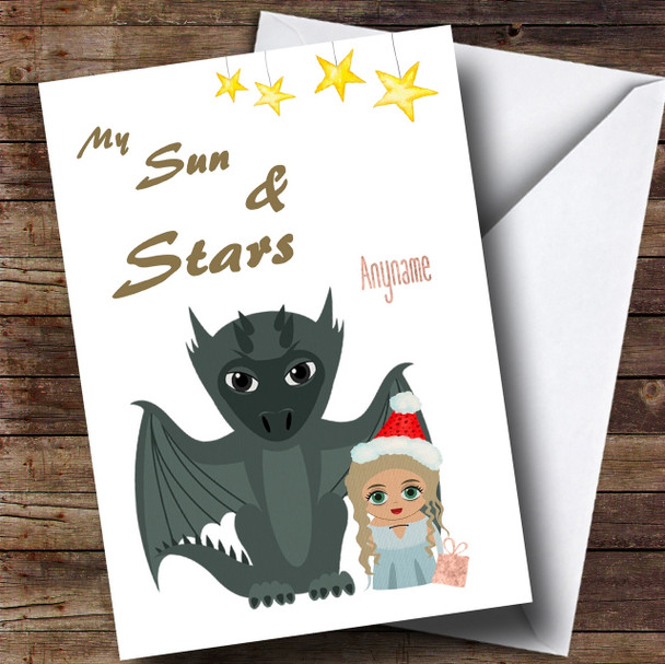 Game Of Thrones Daenerys Cute Customised Christmas Card