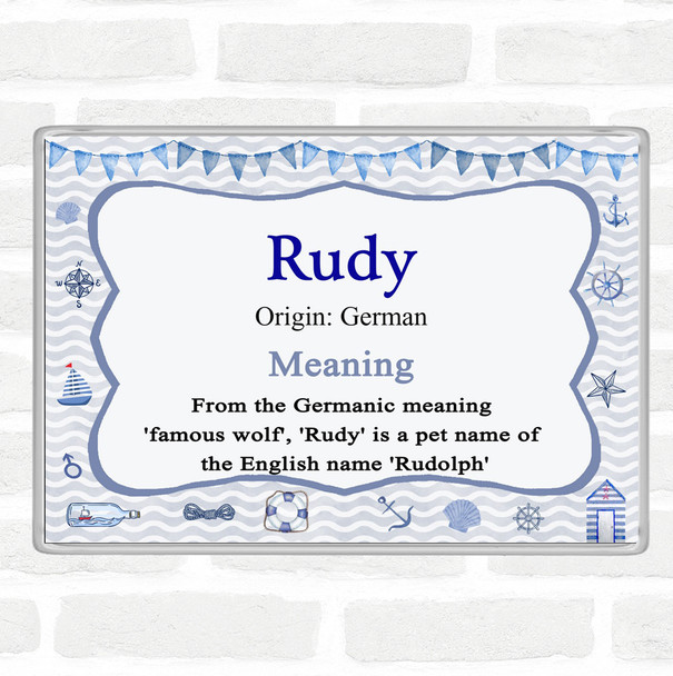 Rudy Name Meaning Magnet Nautical