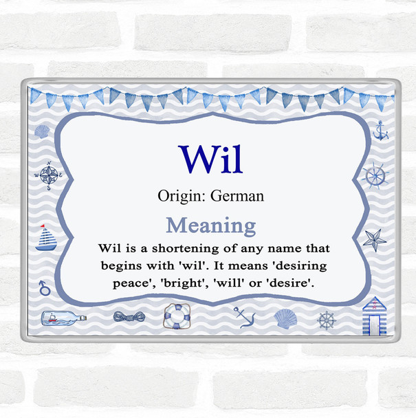 Wil Name Meaning Magnet Nautical