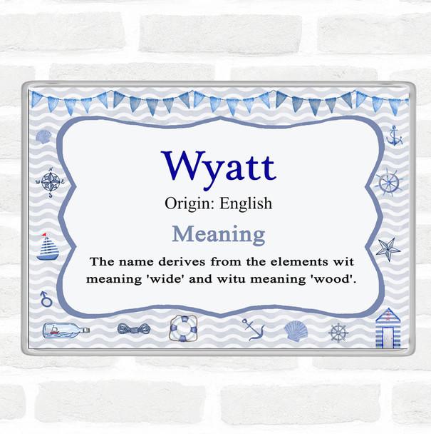 Wyatt Name Meaning Magnet Nautical
