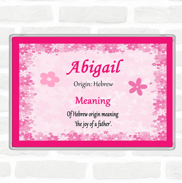 Abigail Name Meaning Magnet Pink