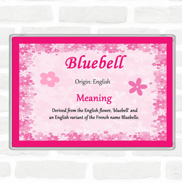 bell Name Meaning Magnet Pink