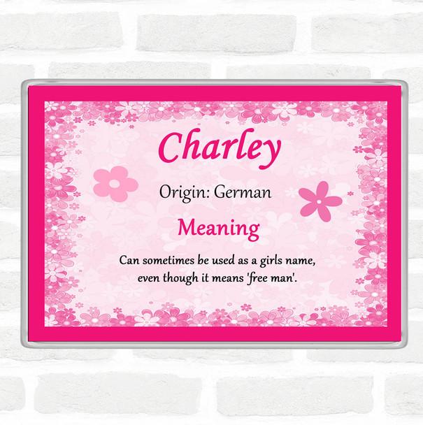 Charley Name Meaning Magnet Pink